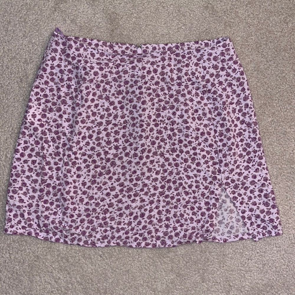 Motel Floral Mini Skirt